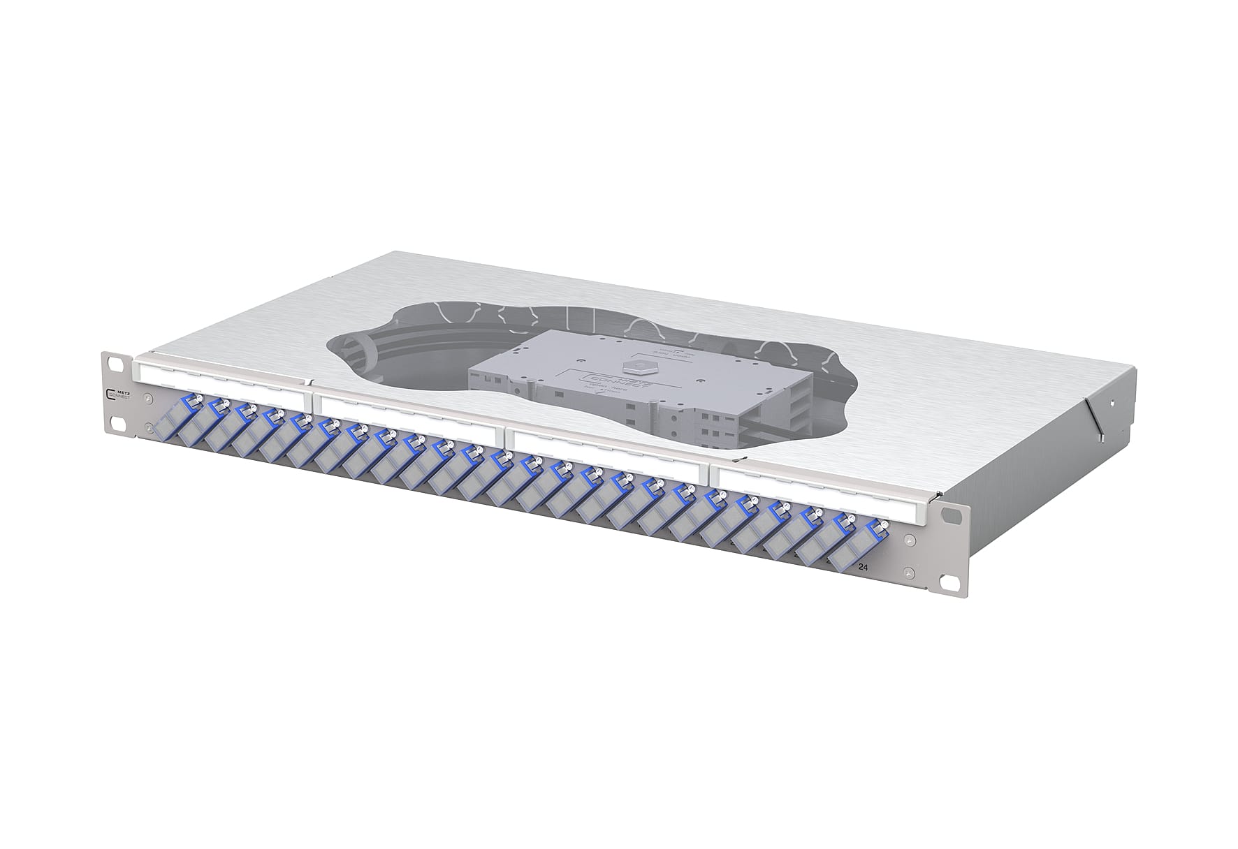 Metz - MEZ150459E224-E OpDAT fix2 Patchfeld splice 24xSC-D OS2