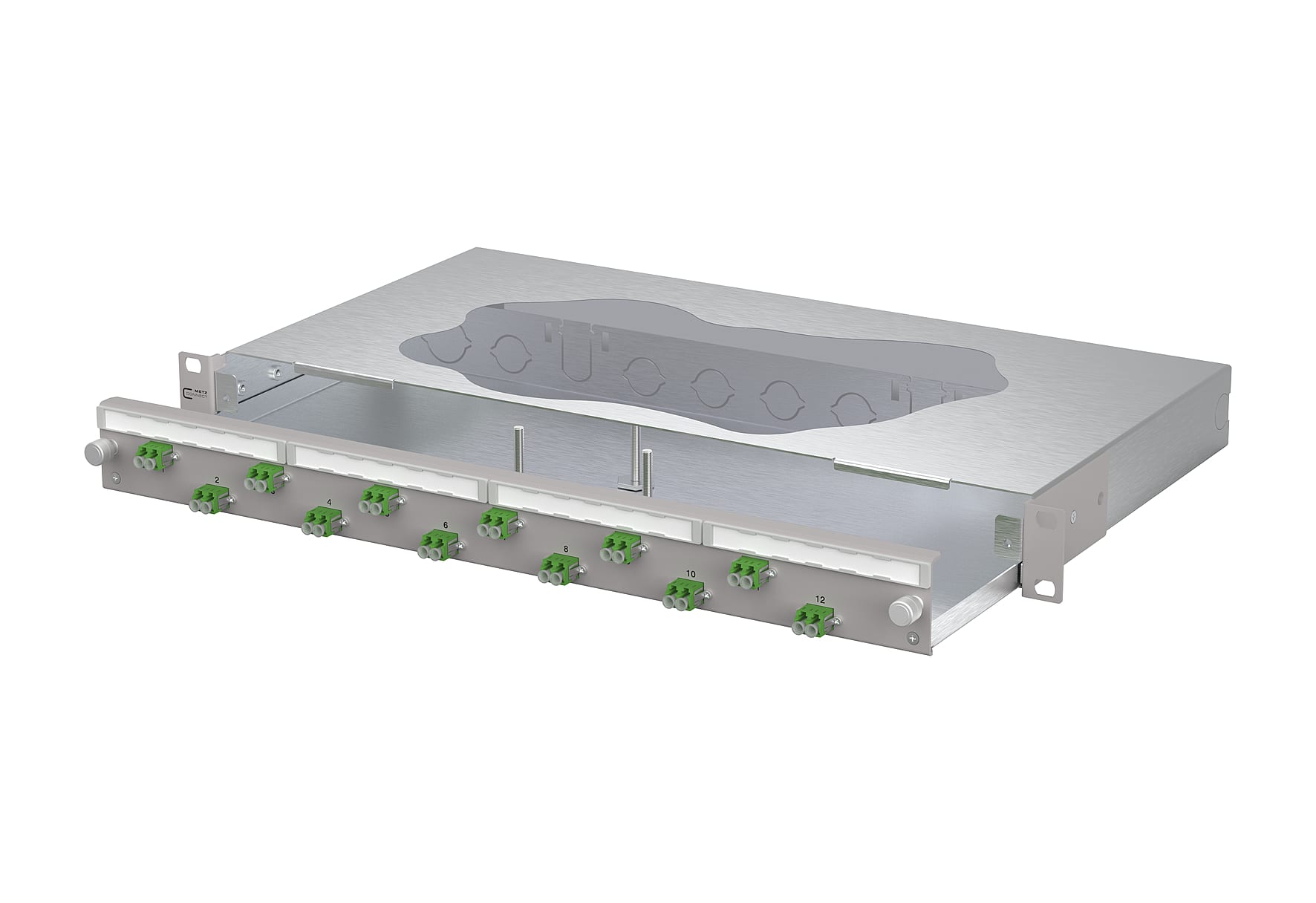 Metz - MEZ1504607612-F OpDAT slide2 Patchfeld VIK 12xLC-D APC O