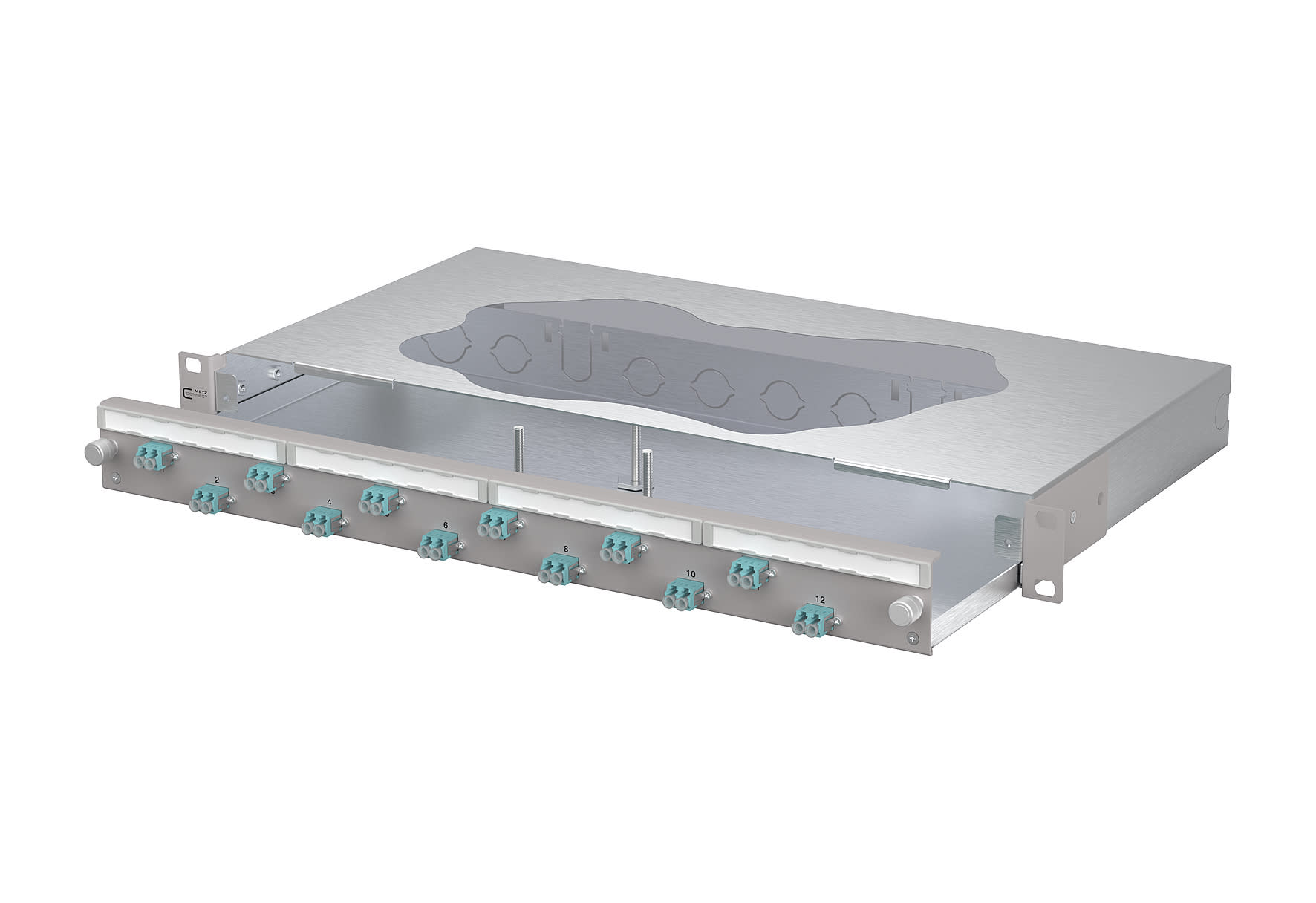 Metz - MEZ1504607712-F OpDAT slide2 Patchfeld VIK 12xLC-D OM3