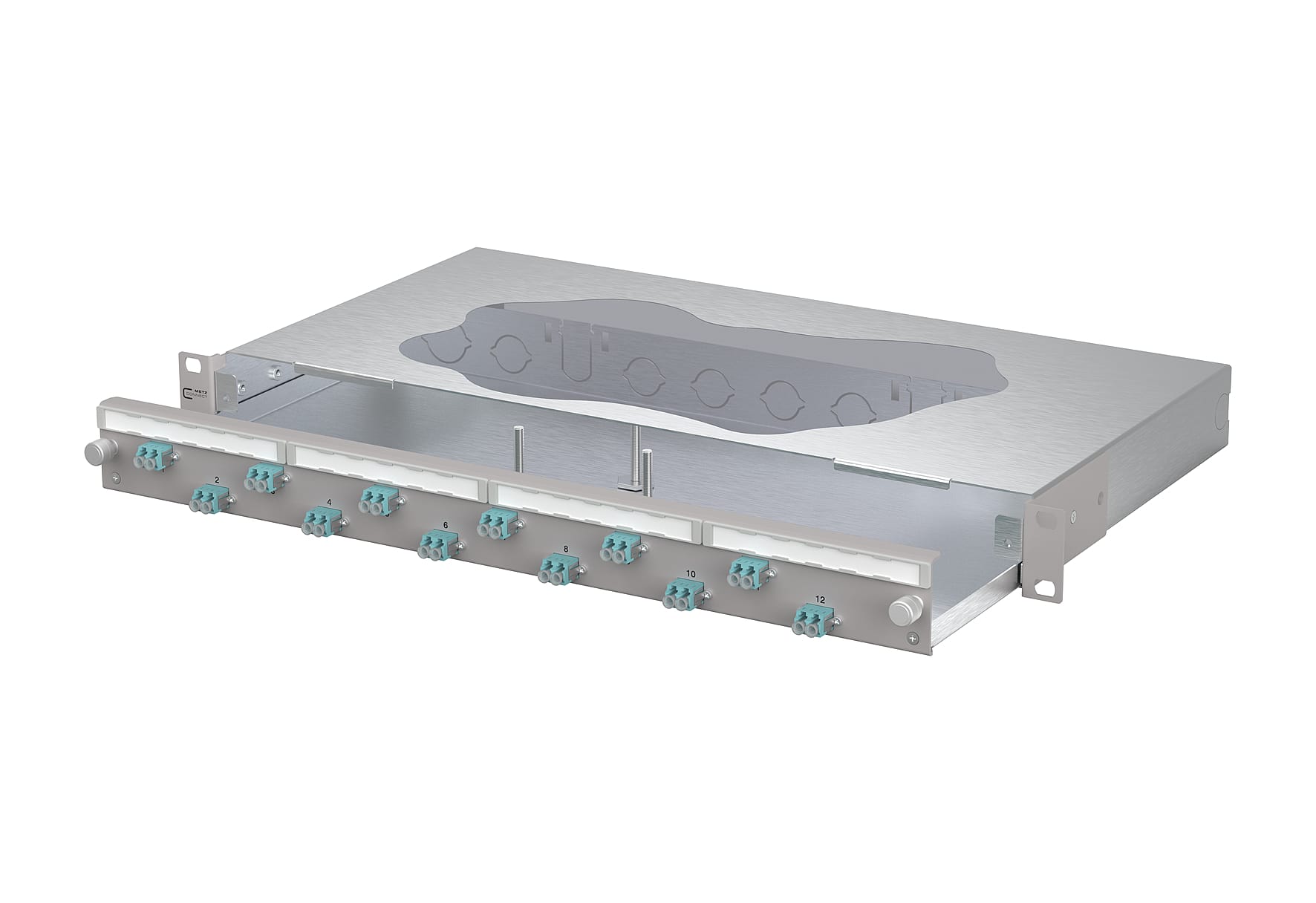 Metz - MEZ1504607712-F OpDAT slide2 Patchfeld VIK 12xLC-D OM3