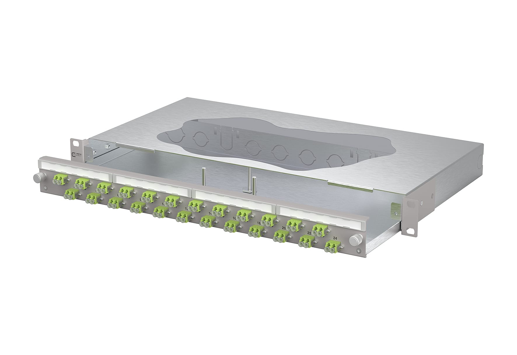 Metz - MEZ1504607M24-E OpDAT slide2 Patchfeld VIK 24xLC-D OM5
