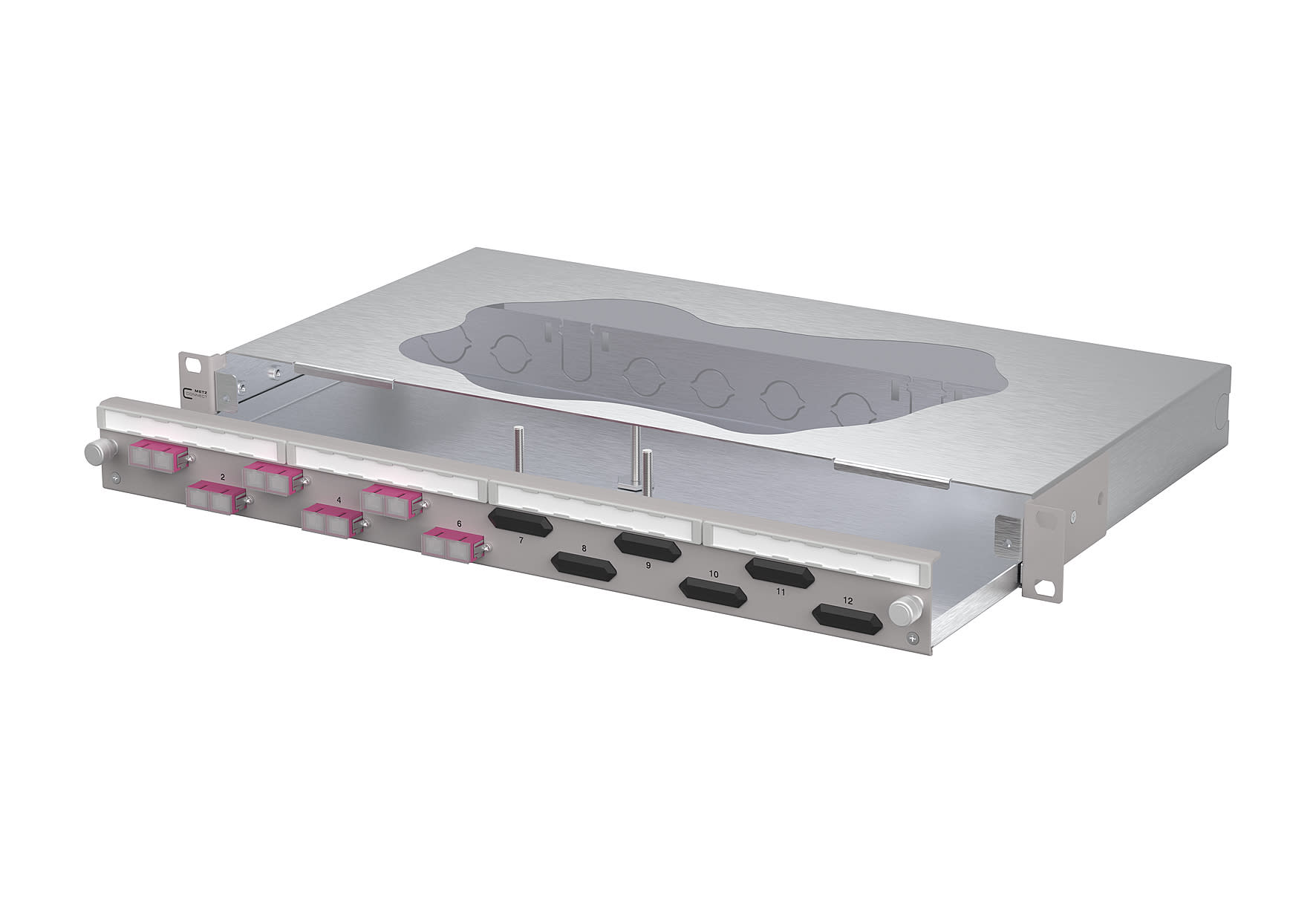 Metz - MEZ150460BB06-F OpDAT slide2 Patchfeld VIK 6xSC-D OM4