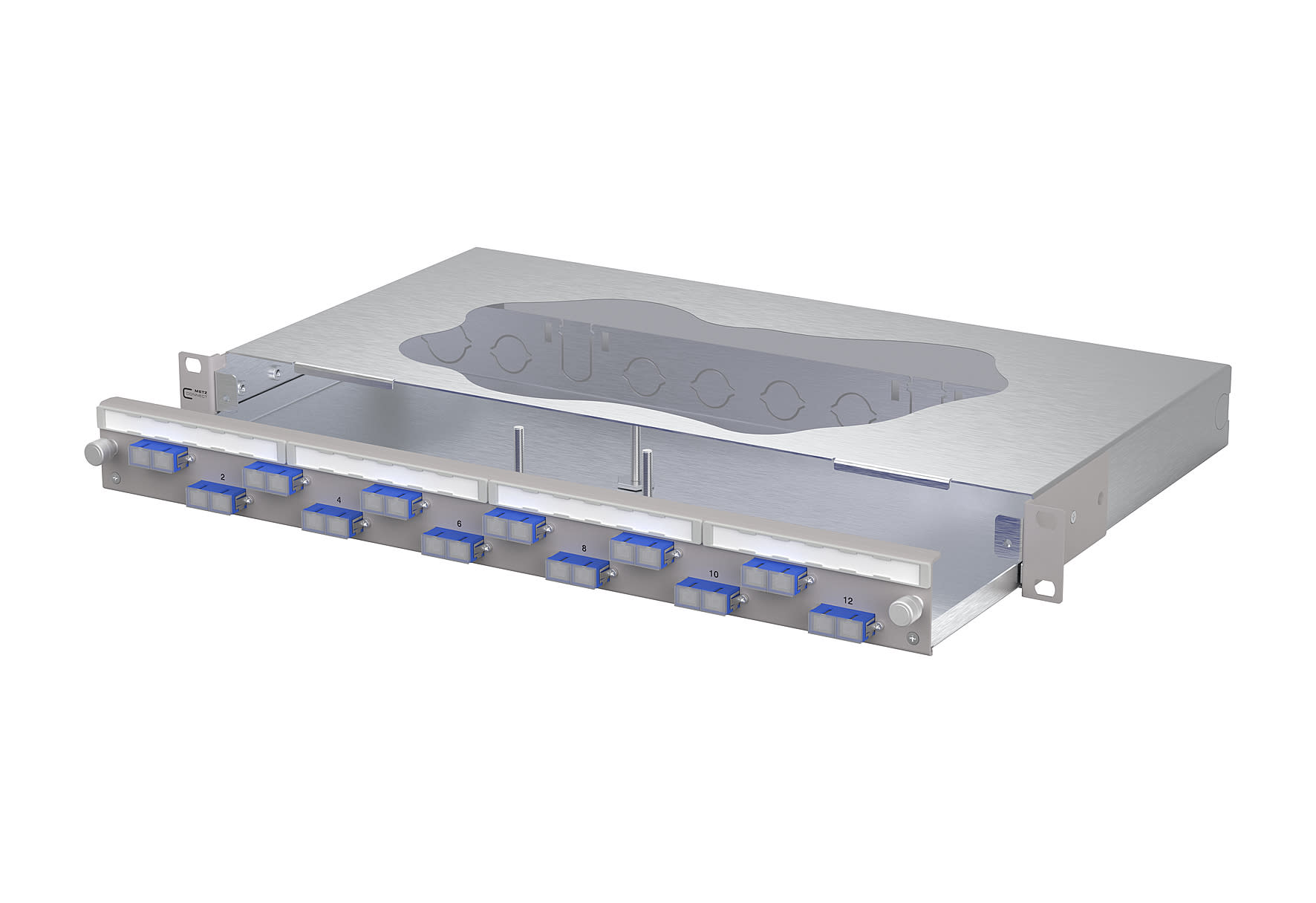 Metz - MEZ150460E212-F OpDAT slide2 Patchfeld VIK 12xSC-D OS2