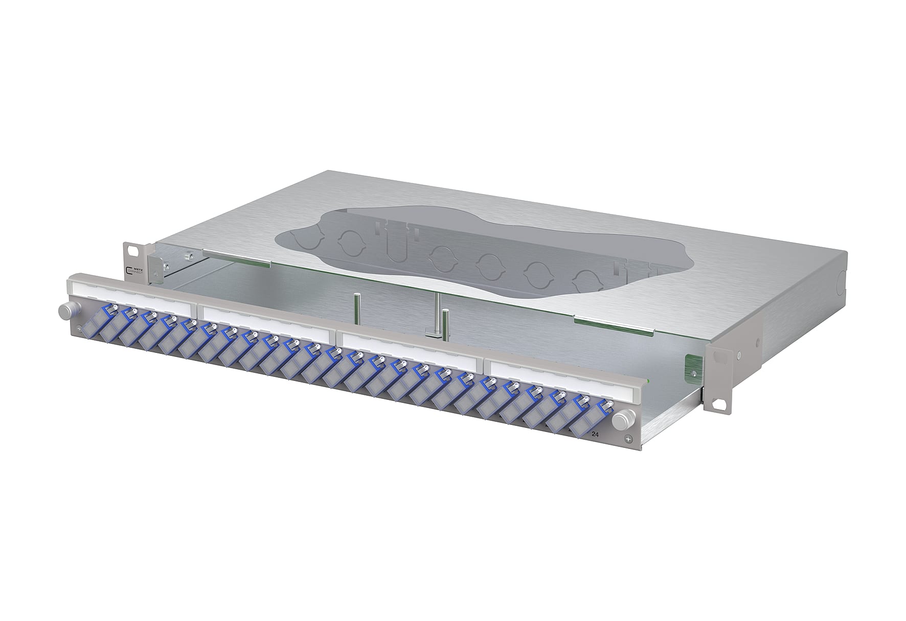 Metz - MEZ150460E224-E OpDAT slide2 Patchfeld VIK 24xSC-D OS2