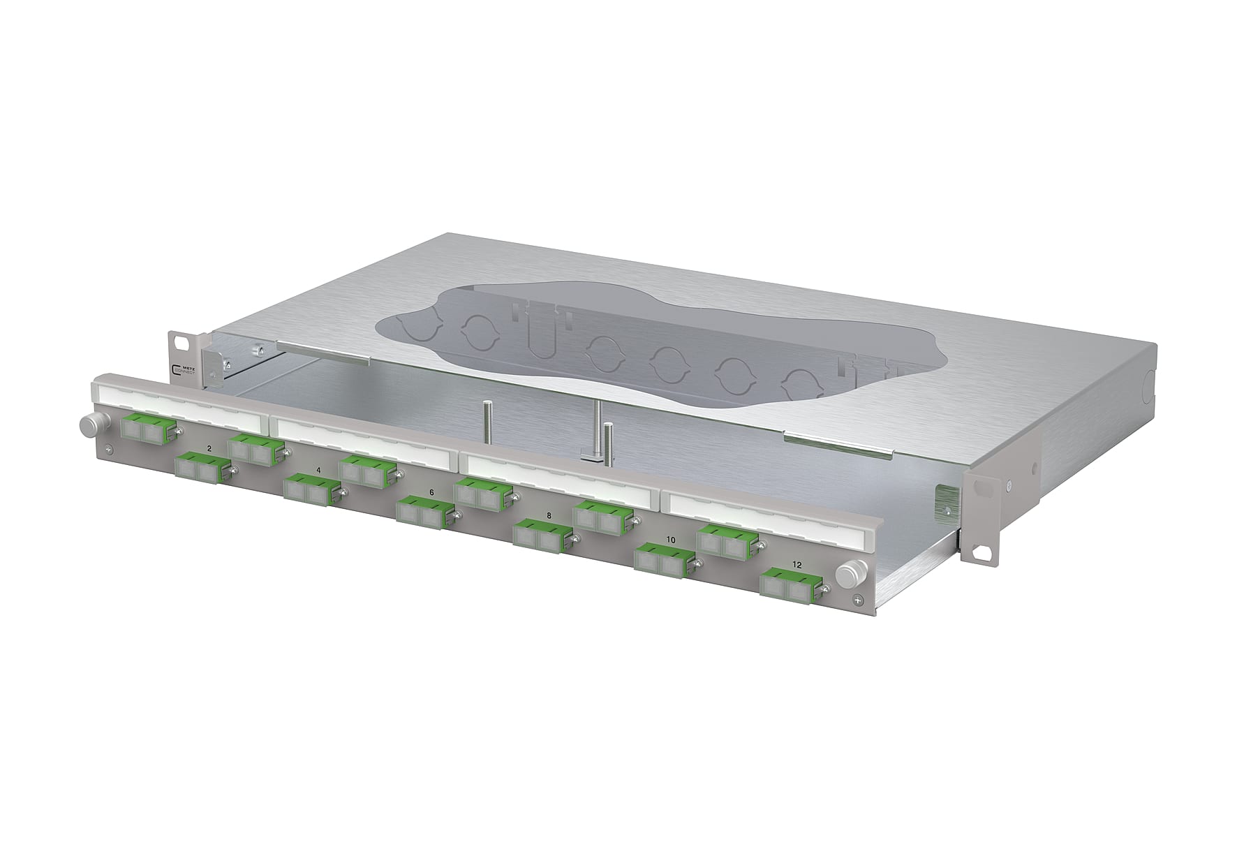 Metz - MEZ150460F212-F OpDAT slide2 Patchfeld VIK 12xSC-D APC O