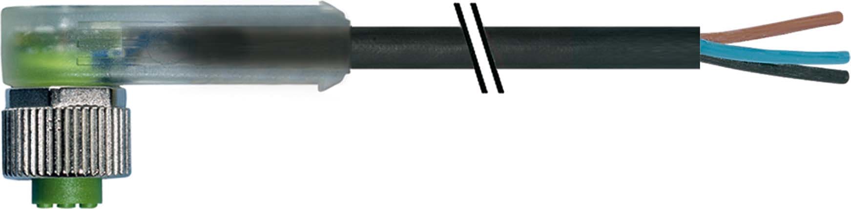 MURRELEKTRONIK SRL - MUE7000123816330500 M12 FEM. 90? CON CAVO + LED