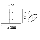SIDE SPA - SDE406319 BASE PALO DA PAVIMENTO 60MM GR