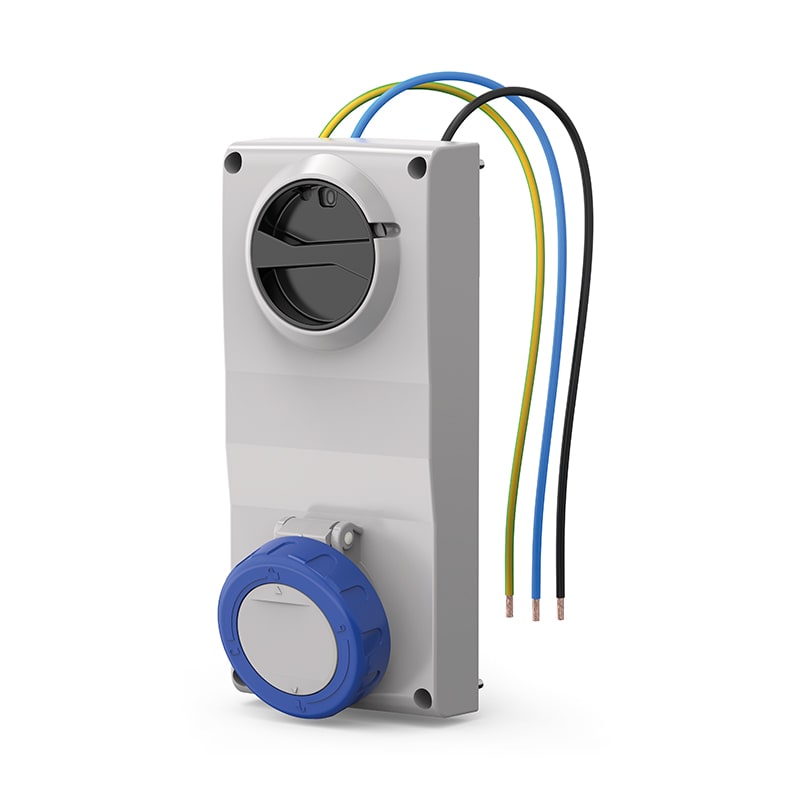 SCAME PARRE SPA - SCA407.1683 PRESA INCASSO PROXIMA 2P+T 16A 6H