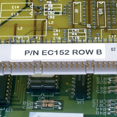 PANDUIT - PANC200X100YJJ ETICHETTA BIANCA IN POLIESTERE.