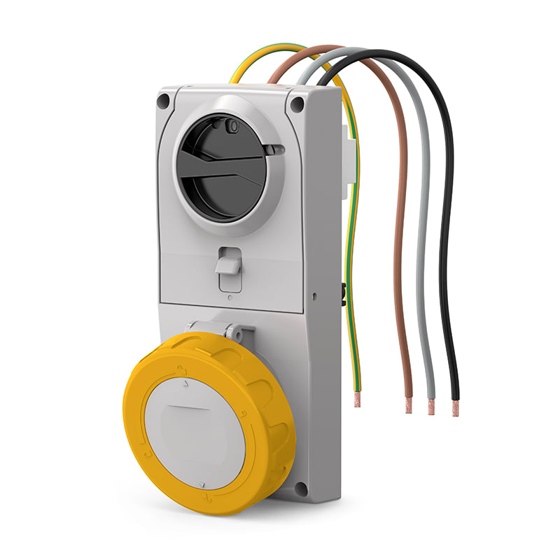 SCAME PARRE SPA - SCA408.1672 PRESA INCASSO PROXIMA C/FUS.3P+T 16A 4H