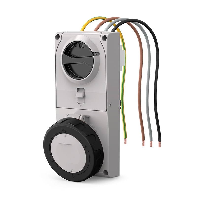 SCAME PARRE SPA - SCA408.32867 PRESA INCASSO PROXIMA C/FUS.3P+T 32A 5H