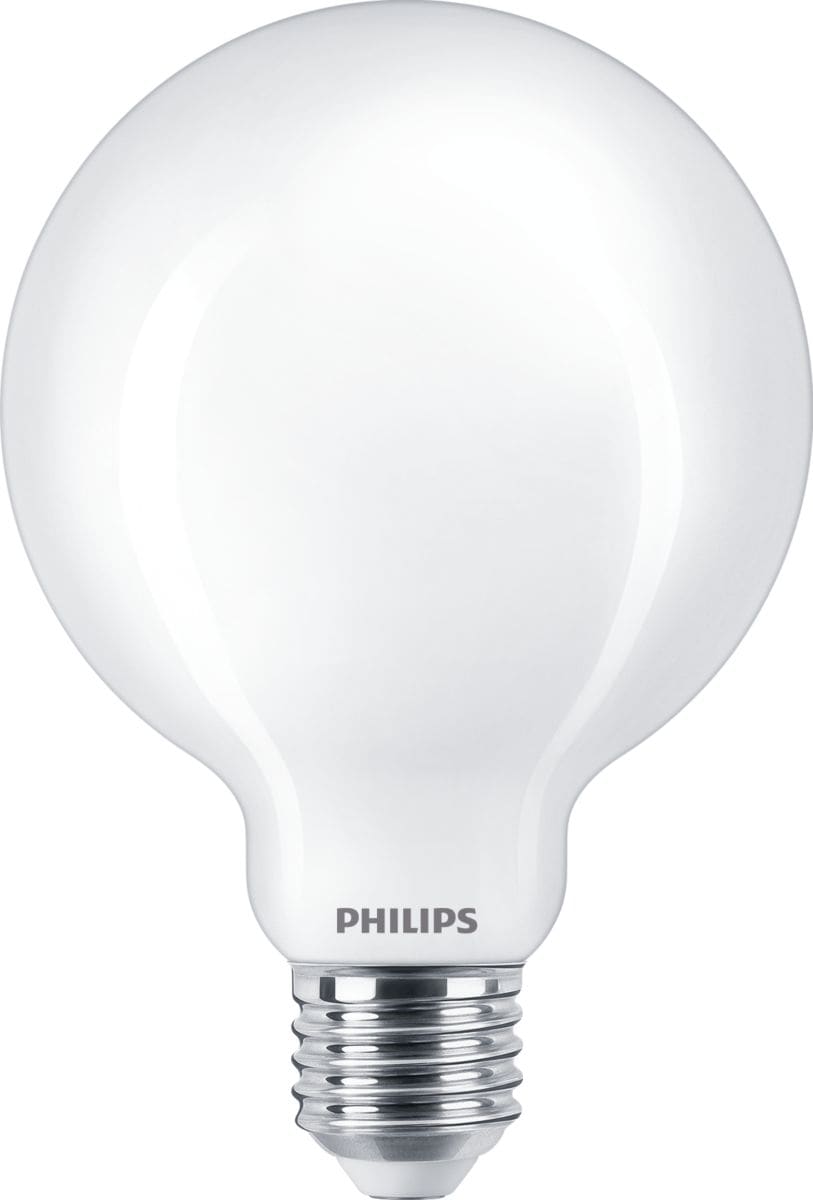 SIGNIFY ITALY SPA - PHLINCAGL60840 CorePro, LED, G95, 60 W, E27, 4000 K, 806 lm, CRI 80, 15000 ore, Vetro