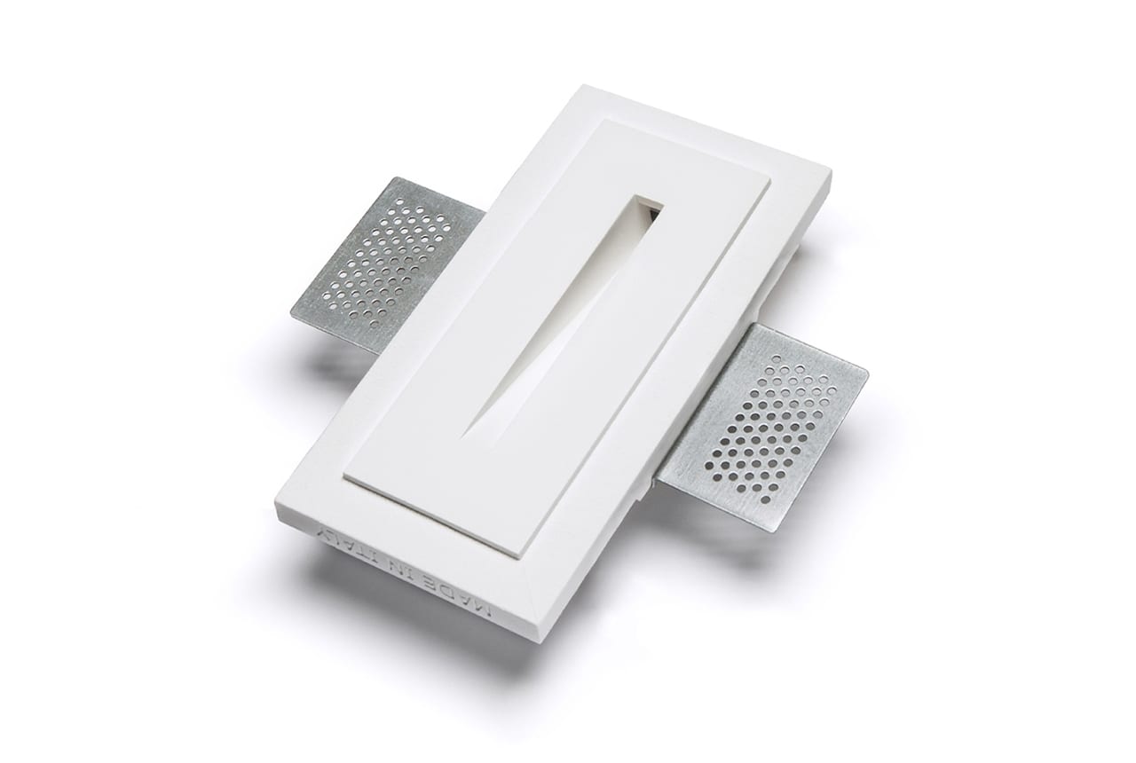 BELFIORE SRL - NVT4100E-3000 Faretto segnapasso in CRISTALY con parte elettrica a LED a incasso design ricercato.