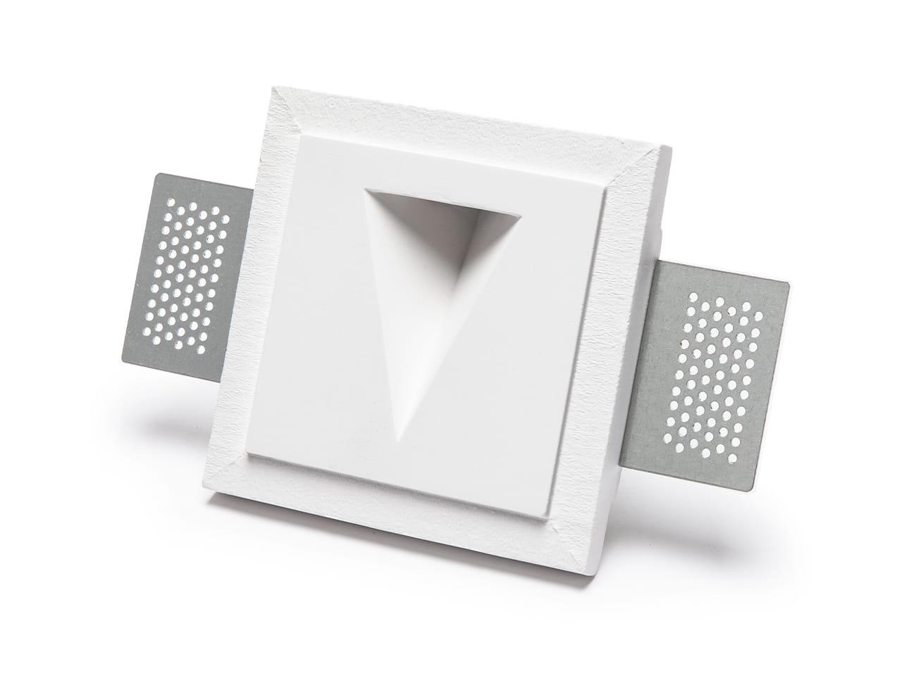 BELFIORE SRL - NVT4112-3000 Faretto segnapasso in CRISTALY con incavo dalla forma triangolare.