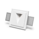 BELFIORE SRL - NVT4112-3000 Faretto segnapasso in CRISTALY con incavo dalla forma triangolare.