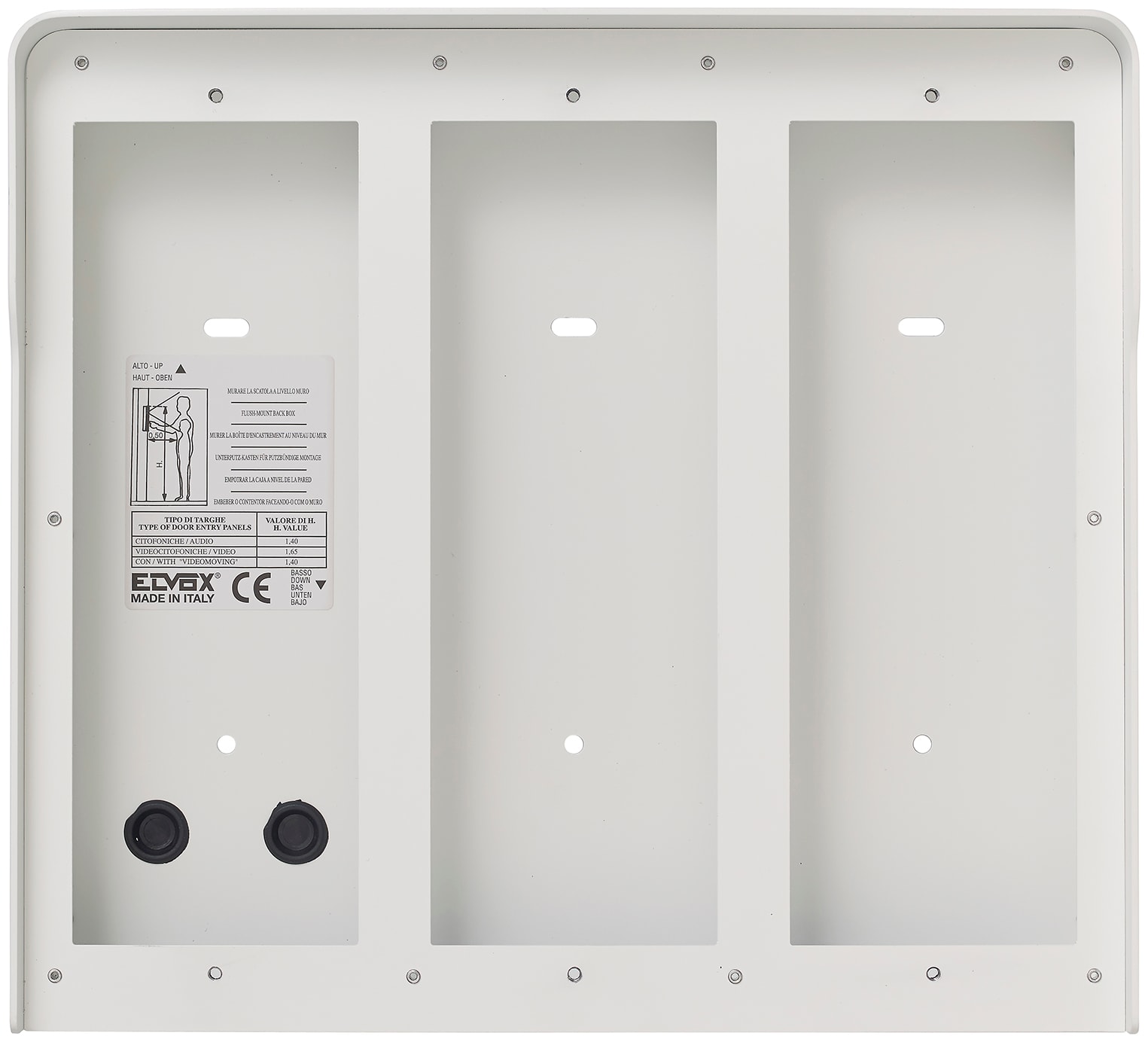 VIMAR SPA - VIW41157.03 SCATOLA PARETE 6M(3X2) PIXEL BIANCO