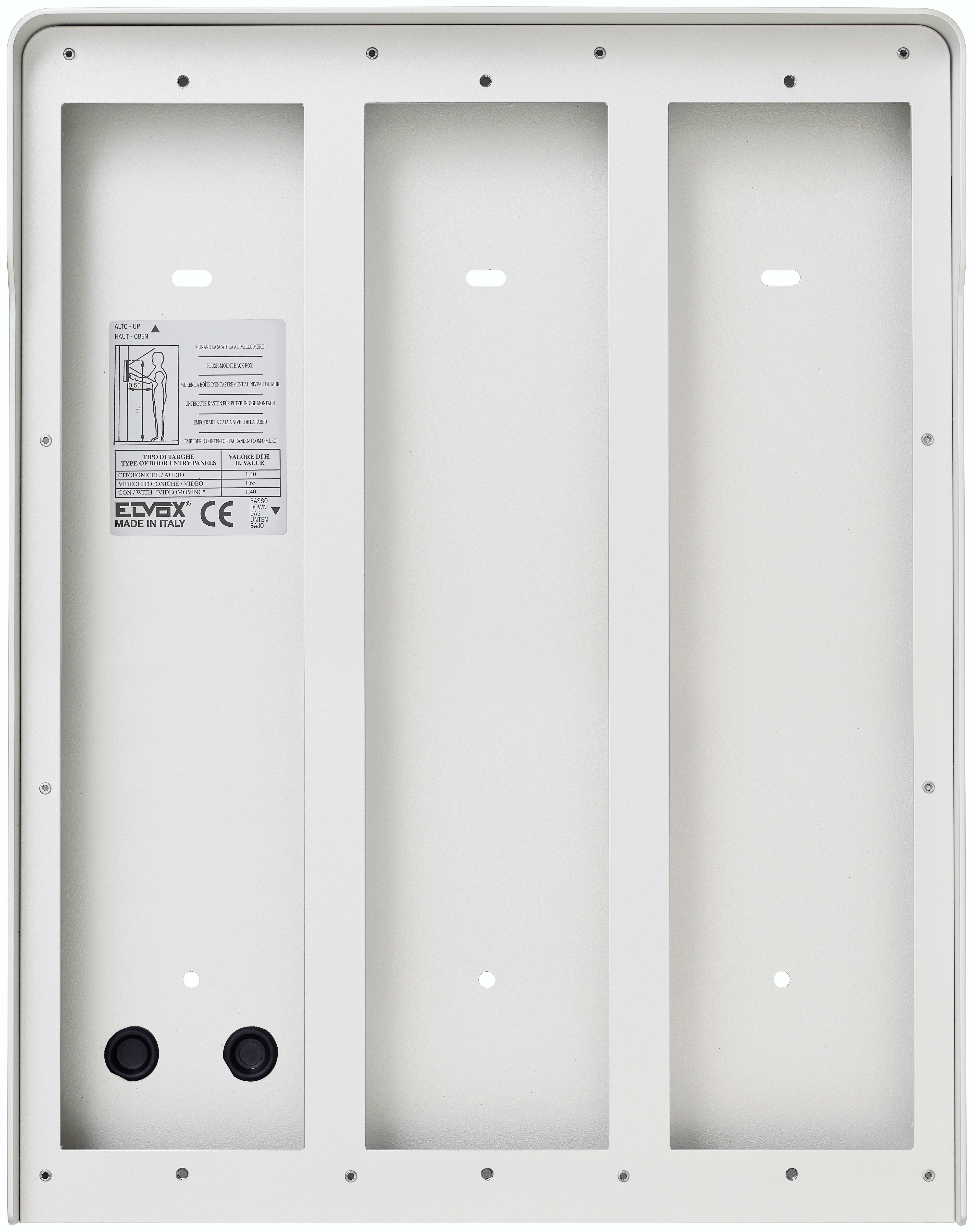 VIMAR SPA - VIW41159.03 SCATOLA PARETE 9M(3X3) PIXEL BIANCO