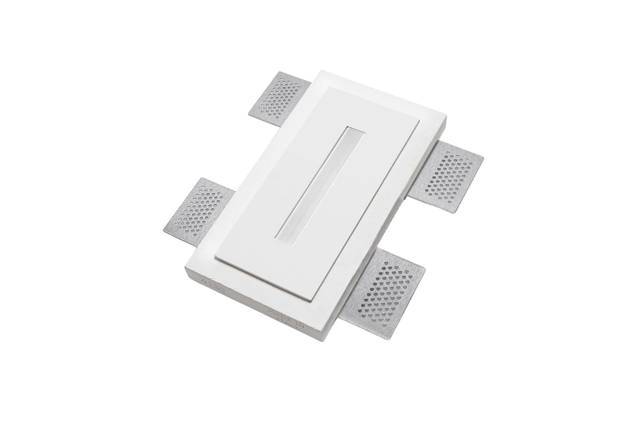 BELFIORE SRL - NVT4130B-4003 Faretto segnapasso in CRISTALY con parte elettrica a LED a incasso.