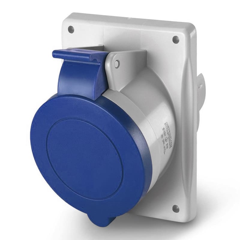 SCAME PARRE SPA - SCA413.1663-SF PRESA INCASSO 2P+T IP44 16A 6H 200-250V
