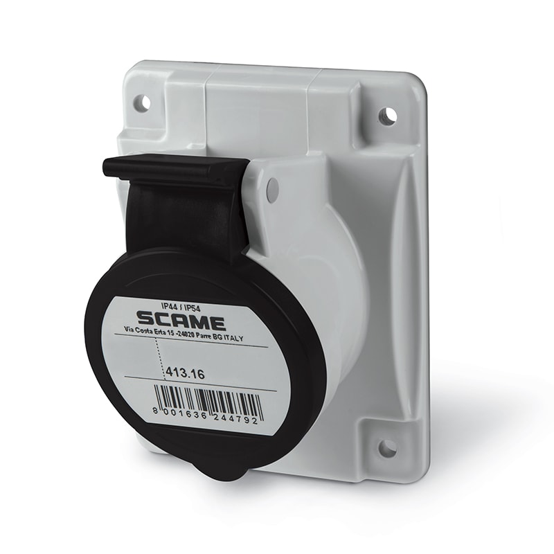 SCAME PARRE SPA - SCA413.16666 PRESA FISSA 3P+T IP44 16A 7H 480-500V CA