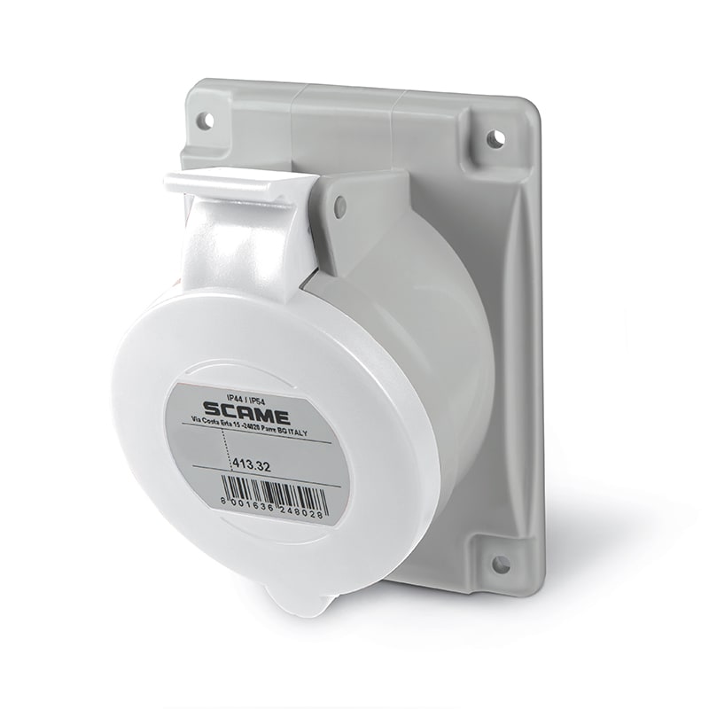 SCAME PARRE SPA - SCA413.32638 PRESA FISSA 2P+T IP44 32A 8H >250V
