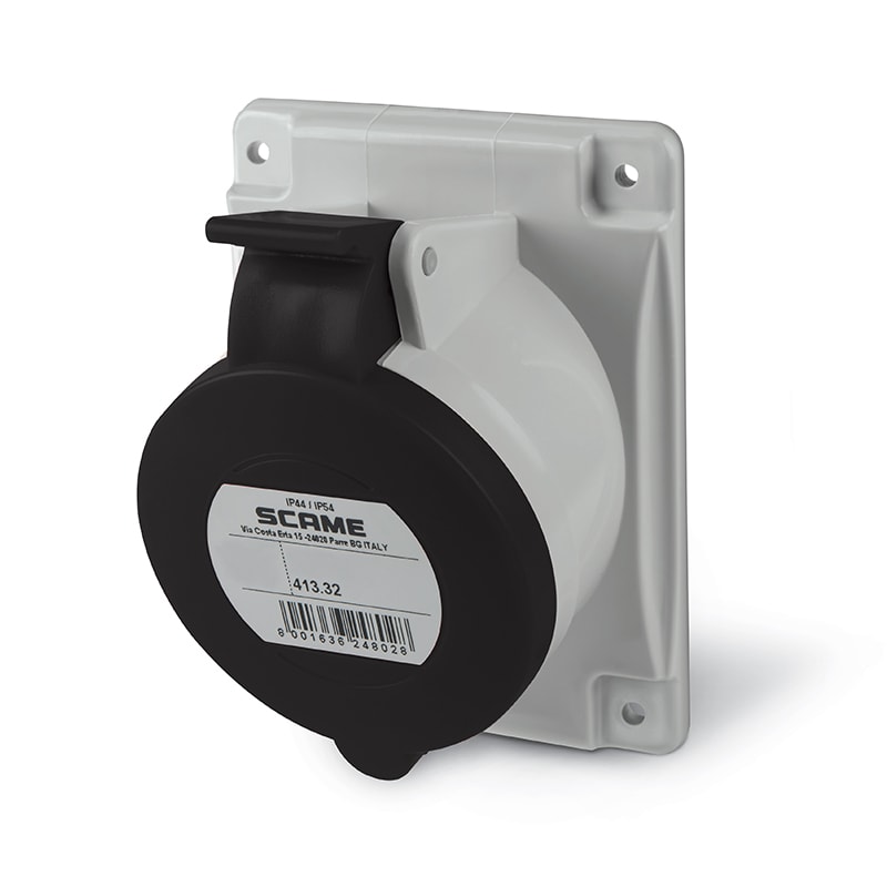 SCAME PARRE SPA - SCA413.32666 PRESA FISSA 3P+T IP44 32A 7H 480-500V CA