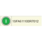 ABB SPA - ABBKX 213 8 MP1-7012 PULS. VERDE SIMBOLO I GH.NERA