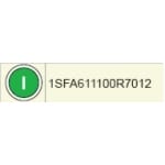 ABB SPA - ABBKX 213 8 MP1-7012 PULS. VERDE SIMBOLO I GH.NERA