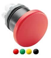 ABB SPA - ABBKW 247 7 MPM1-20R PUL.FUNGO 40MM ROSSO GH. CROM