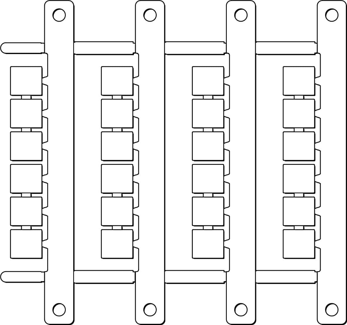 CEMBRE SPA - CEM41394 TARG. MG-CPM-04 10X10 BIANCO M