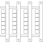 CEMBRE SPA - CEM41394 TARG. MG-CPM-04 10X10 BIANCO M