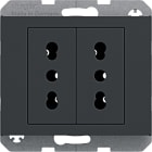 BERKER - BRK41397006 PRESA ITA + T DOPPIA 10 A/16 A K1 ANTR.