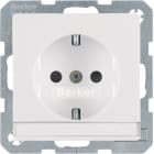 BERKER - BRK41496089 PRESA SCHUKO SERIE Q1/Q3 BIA.POL.VELLUTO