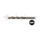 BM SPA - BMM004150100 Punte elicoidali cilindriche serie corta in acciaio HSS-CO 8% rettificate