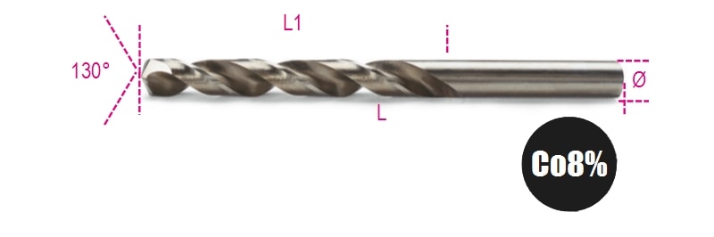BM SPA - BMM004150130 PUNTE RETTIFICATE COBALTO 8,50