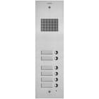 VIMAR SPA - VIW41506 Placca Steely 2F+ audio 6 puls. acciaio