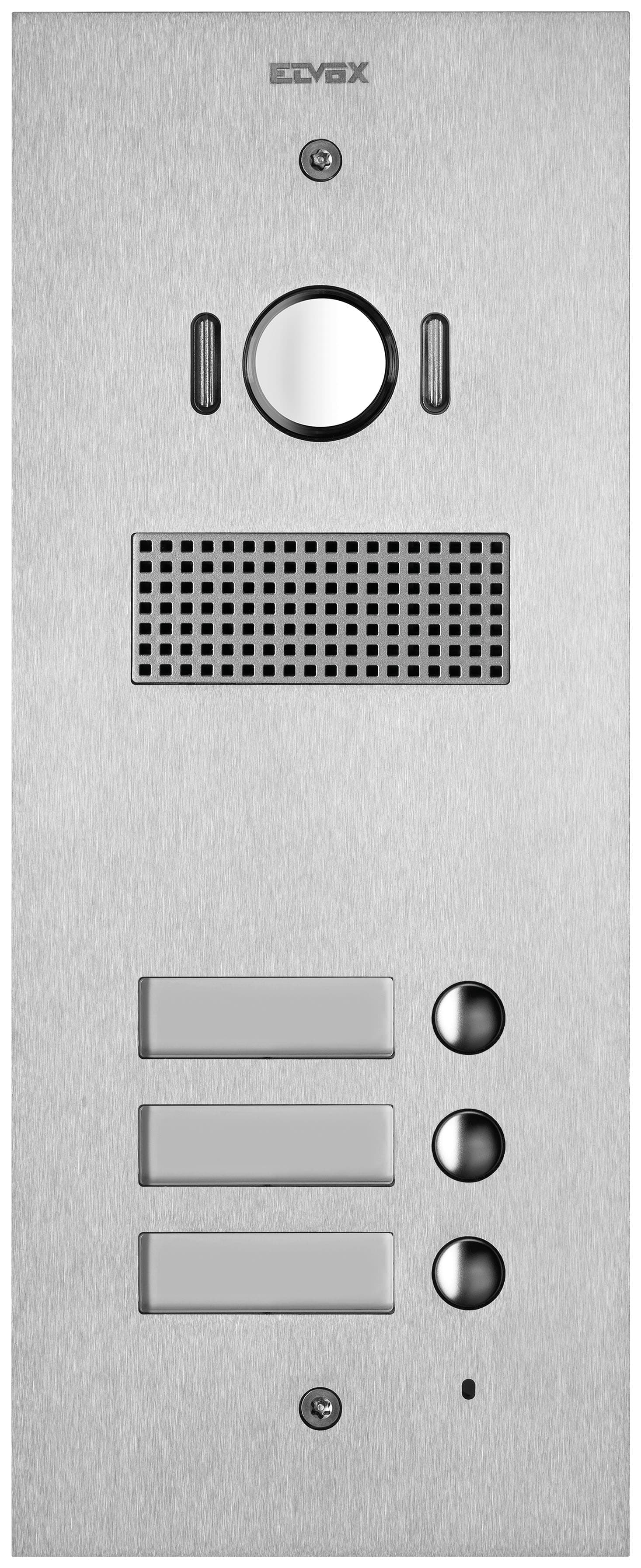 VIMAR SPA - VIW41523 PLACCA STEELY 2F+ A/V 3 PULS. ACCIAIO