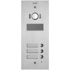 VIMAR SPA - VIW41523 PLACCA STEELY 2F+ A/V 3 PULS. ACCIAIO