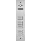 VIMAR SPA - VIW41530 Placca Steely 2F+ A/V 10 puls. acciaio