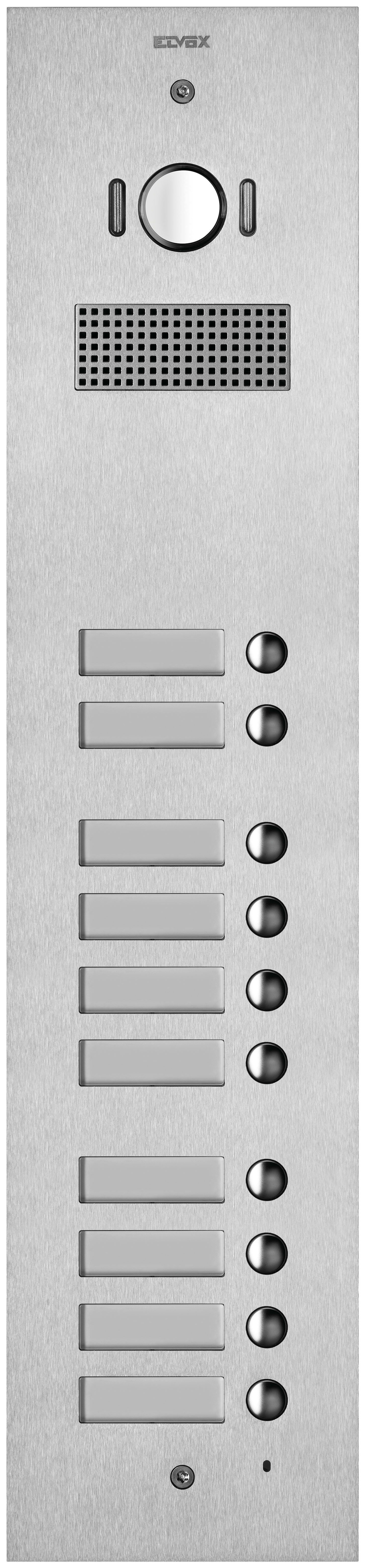 VIMAR SPA - VIW41530 PLACCA STEELY 2F+ A/V 10 PULS. ACCIAIO