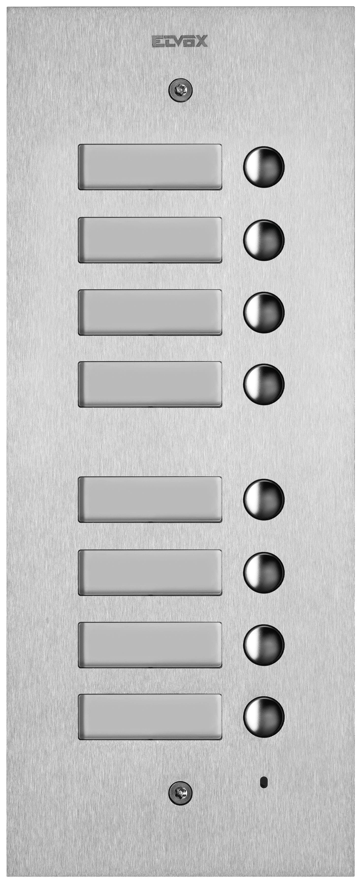 VIMAR SPA - VIW41543 Placca Steely 2F+ 8 puls. suppl. acciaio