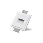 BELFIORE SRL - NVT4154B-4004 Faretto segnapasso in CRISTALY con incavo rettangolare, minimale e moderno.