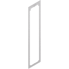 VIMAR SPA - VIW41584 ADATTATORE PER PLACCA FLAT 4M ACCIAIO