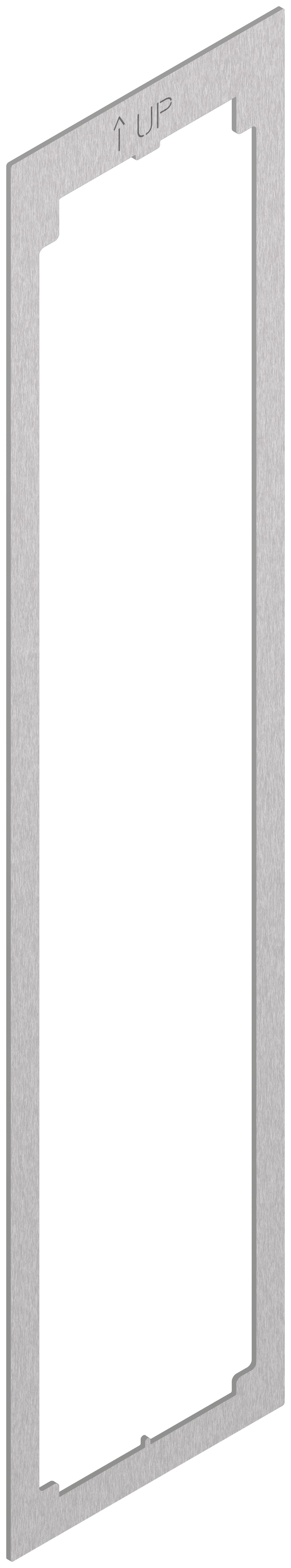 VIMAR SPA - VIW41584 ADATTATORE PER PLACCA FLAT 4M ACCIAIO