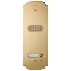 VIMAR SPA - VIW41601 Placca Patavium 2F+ audio 1 puls. ottone