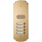 VIMAR SPA - VIW41604 PLACCA PATAVIUM 2F+ AUDIO 4 PULS. OTTONE