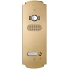 VIMAR SPA - VIW41621 Placca Patavium 2F+ A/V 1 puls. ottone