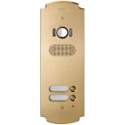 VIMAR SPA - VIW41622 Placca Patavium 2F+ A/V 2 puls. ottone