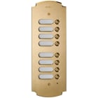 VIMAR SPA - VIW41643 PLACCA PATAVIUM 2F+ 8 PULS.SUPPL. OTTONE