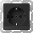 GIRA - GGI4170005 SCHUKO LAMPADA LED + SP SYSTEM 55 NERO O